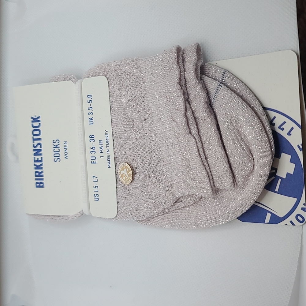 Cotton Bling Ajour Birkenstock Socks.